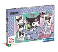 Clementoni – Puzzle enfant Kuromi Super 104 pièces – 6 ans et + – Jeu de société – Idée cadeau
