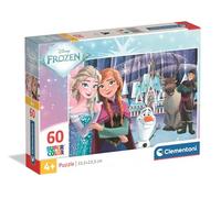 Clementoni - Puzzle Enfant La Reine des Neiges 60 Pièces - 4 Ans et + - Jeu de société Enfant, Univers Magique, Patience - Idée Cadeau