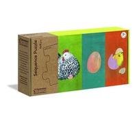 Clementoni puzzle Ferme séquentielle 4 x 8 pièces Multicolore G