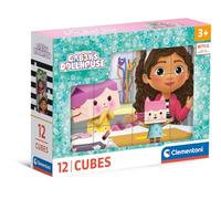 Clementoni Puzzle Gabby'S Dollhouse 12 Pièces - Cube Supercolor, Puzzle pour Enfants 3-5 Ans, Fabriqué en Italie, 41193