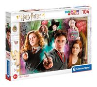 Clementoni | Puzzle Harry Potter 104 Pièces | Supercolor | Puzzle Enfant 6 Ans+ | 48,5 x 33,5 cm | Jeu Éducatif | Observation et Logique | Activité Ludique | Cadeau Magique