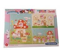Clementoni puzzle Hello Kitty Supercolor 3 x 48 pièces Multicolore G