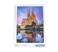Clementoni - 35062 - Puzzle - 500 Pièces - Barcelone, Espagne - Jeu de Création et Logique pour Enfants - à Partir de 10 Ans et Plus - Collection