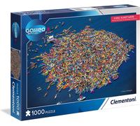 Clementoni Puzzle Kanu Œuvre D'Art 1000 Pièces Design Décoration Salon