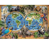 CLEMENTONI Puzzle Le monde étonnant des animaux 300 Teile