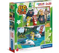CLEMENTONI Puzzle Léo et Tig 2x20 pièces