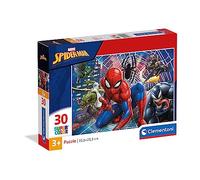 Clementoni | Puzzle Marvel Spider-Man pour Enfants 3 Ans +| 30 Pièces | Activité Motricité Fine et Visuelle | Puzzle Super-Héros Éducatif | Jeu de Société Enfant | Ideé Cadeau