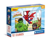 Clementoni Puzzle Marvel Spidey and His Amazing Friends 12 Pièces - Supercolor, Puzzle pour Enfants 3-5 Ans, Puzzle Marvel, Fabriqué en Italie, 41198