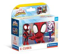 Clementoni Puzzle Marvel Spidey and His Amazing Friends 6 Pièces - Cube Puzzle Children 2-4 Ans