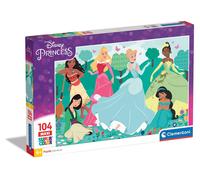 Clementoni Puzzle Supercolor 104 pièces Maxi Disney Princess
