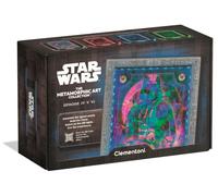 Clementoni - Puzzle Metamorphic 520 Pièces Star Wars EP. IV-V-VI 18 Ans | Star Wars Metamorphic Art Collection - Puzzle 49x36cm - Cadre Lumineux LED RVB - Illustration qui change selon la lumière