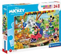 CLEMENTONI Puzzle Mickey Mouse et ses amis MAXI 24 pièces