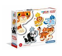Clementoni Puzzle mon premier 2, 3, 4, 5 pièces Animaux sauvages