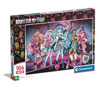 Clementoni Puzzle Monster High, 104 Pièces - Supercolor, Puzzle pour Enfants, Fabriqué en Italie, 25780