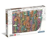 Clementoni | Puzzle Mordillo The Jungle 2000 Pièces pour Adultes 14 Ans+ | 97,5 x 66,8 cm | Carton Recyclé | Illustrations Humoristiques | Jeu de Societé Calme | Ideé Cadeau