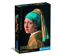 Clementoni Puzzle Musée Vermeer La Jeune Fille à La Perle 1000 Pièces