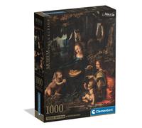 Clementoni – Puzzle pour adultes 1000 pièces Museum Virgin Rocks Compact Box Fabriqué en Italie
