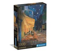 Clementoni – Puzzle pour adultes Museum Cafe Terrace V. Gogh 1000 pièces, fabriqué en Italie