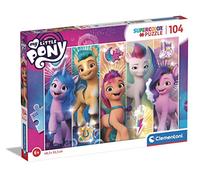Clementoni- Puzzle My Little Pony 104pzs Does Not Apply Supercolor Pony-104 pièces, 6 Ans Enfant Dessin animé-fabriqué en Italie, 25732, Multicolore, Medium