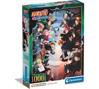Clementoni Puzzle Naruto 1000 pièces adulte - Puzzle Anime adulte en 70 x 50 cm - Puzzle adulte sophistiqué de Clementoni 39832