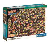 Clementoni – Puzzle pour adultes 1000 pièces Impossible Naruto Compact Box – Fabriqué en Italie 37045
