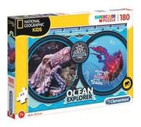 Clementoni puzzle National GeographicOcéan 180 pièces Multicolore G