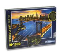 Clementoni Puzzle New York De Nuit Fluorescent 1000 Pièces Panorama Voyage