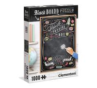 Clementoni Puzzle Noir Plateau Fin Extérieur / 1000 pièces