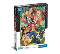 Clementoni - Puzzle One Piece - 1000 Pièces Format Portrait 14 ans + - 98 x 33 cm - Jeu de Réflexion et de Patience - Décoration - Pour Adultes et Ados - Matériaux Recyclés - Idee Cadeau Fan de Manga