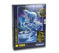 Clementoni Puzzle Ours Polaire Fluorescent 1000 Pièces Loisirs