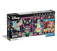 Clementoni | Puzzle Panorama Disney Joys 1000 Pièces pour Adultes 18 Ans+ | Format Compact 98x33 cm | Illustration Colorée | Qualité Écologique | Jeu de Societé Calme
