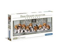 Clementoni Puzzle 39435 – Beagles 1000 pièces Panorama, jeu de création et logique dès 14 ans