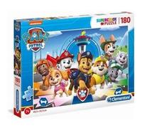 Clementoni | Puzzle Pat Patrouille 180 Pièces pour Enfants 7 Ans+ | Supercolor | Jeu Éducatif Recyclé| 48,5 x 33,5 cm | Activité Ludique Conçue en Italie | Idée Cadeau Jeu de Société