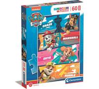 Clementoni - Pat'Patrouille - Puzzle de 60 Maxi Pièces - Jeu de Patience et de Réflexion - Format Portrait - Image Net - 42 x 62 Cm - pour Enfants À Partir de 4 Ans