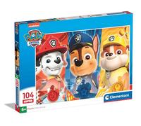 Clementoni Puzzle Paw Patrols 104 Pièces - Supercolor, Puzzle pour Enfants, Fabriqué en Italie, 25780