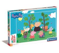 CLEMENTONI Puzzle Pepina Piglet : Avec des amis MAXI 24 pièces