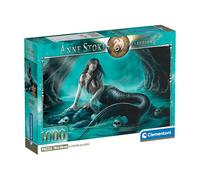 Clementoni - Puzzle pour Adultes 1000 Pièces, Anne Stokes -Siren'S Lament - Compact Box, Fabriqué en Italie, 37053