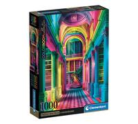Clementoni - Puzzle pour Adultes 1000 Pièces, Colorboom Athenaeum Compact Box, Fabriqué en Italie, 37062