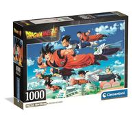 Clementoni - Puzzle pour Adultes 1000 Pièces, Dragonball - Compact Box, Fabriqué en Italie, 39955