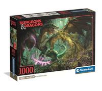 Clementoni - Puzzle pour Adultes 1000 Pièces, Dungeons&Dragons - Compact Box, Fabriqué en Italie, 39961