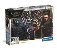 Clementoni - Puzzle pour Adultes 1000 Pièces, Game of Thrones Compact Box, Fabriqué en Italie, 39962