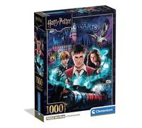 Clementoni - Puzzle pour Adultes 1000 Pièces, Harry Potter - Compact Box, Fabriqué en Italie, 37047