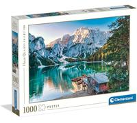 Clementoni - Puzzle pour Adultes 1000 Pièces, HQC Emerald Lake Braies Fabriqué en Italie, 39887