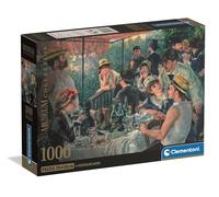 Clementoni - Puzzle pour Adultes 1000 Pièces, HQC Museum Lunch.Boating Party, Compact Box, Fabriqué en Italie, 37063