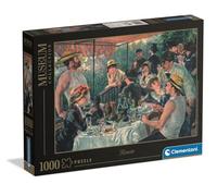 Clementoni - Puzzle 1000 pièces d'art pour adultes et garçons, Museum Collection, thème déjeuner des débardeurs Renoir, idée cadeau homme et femme, fabriqué en Italie, 70 x 50 cm, 39993
