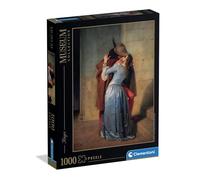 Clementoni - Puzzle 1000 pièces d'art pour Adultes et garçons, Collection Musée, thème Baiser de Hayez, idée Cadeau Homme et Femme, fabriqué en Italie, 70 x 50 cm, 39994