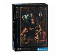 Clementoni - Puzzle pour Adultes 1000 Pièces, HQC Museum - The Virgin of The Rocks Fabriqué en Italie, 37088