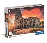 Clementoni - Puzzle pour Adultes 1000 Pièces, HQC Roman Sunset - Compact Box, Fabriqué en Italie, 39985