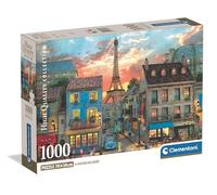 Clementoni - Puzzle pour Adultes 1000 Pièces, HQC Streets of Paris - Compact Box, Fabriqué en Italie, 39983
