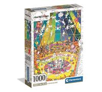 Clementoni - Puzzle pour Adultes 1000 Pièces, Mordillo The Show - Compact Box, Fabriqué en Italie, 39964